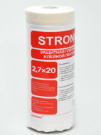 Пленка защитная строительная с клейкой лентой 2,7х20 м. STRONG
