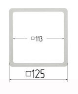 КВАДРАТ 125х125 мм. (внутр. 112х112 мм.)