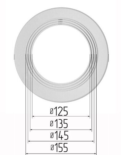 Платформа универсальная Ø 125-155 мм.